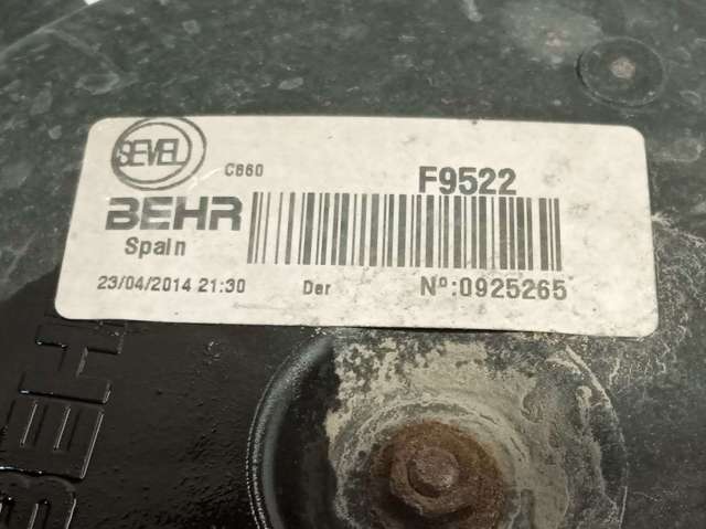 PEUGEOT 1671210080 Difusor del radiador de refrigeración con motor y hélice  comprar en Ponferrada