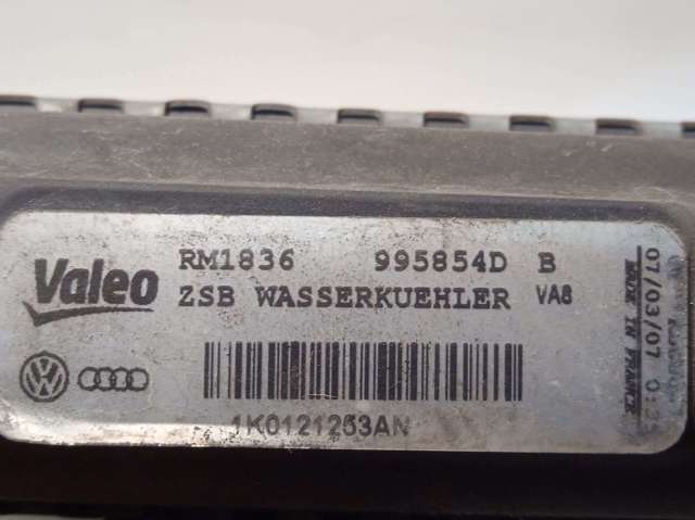 1K0121253AN VAG Radiador de refrigeración del motor  disponible Vigo