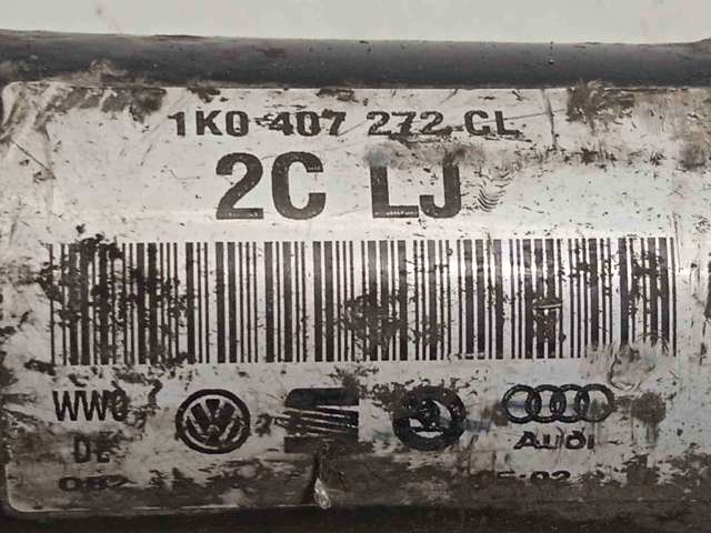 Semieje delantero derecho 1K0407272CL VAG