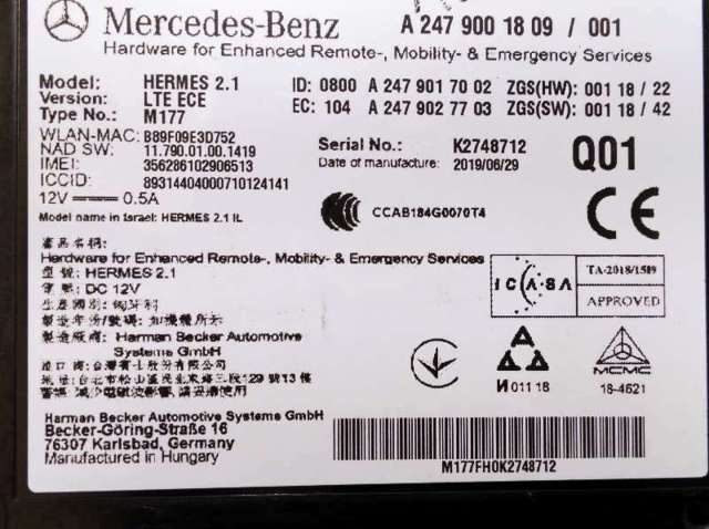 2479001809 Mercedes