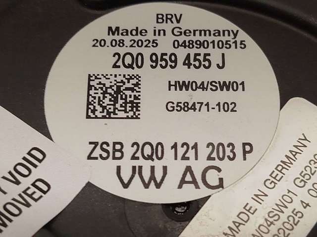 VAG 2Q0121207 Difusor del radiador de refrigeración  disponible Valladolid