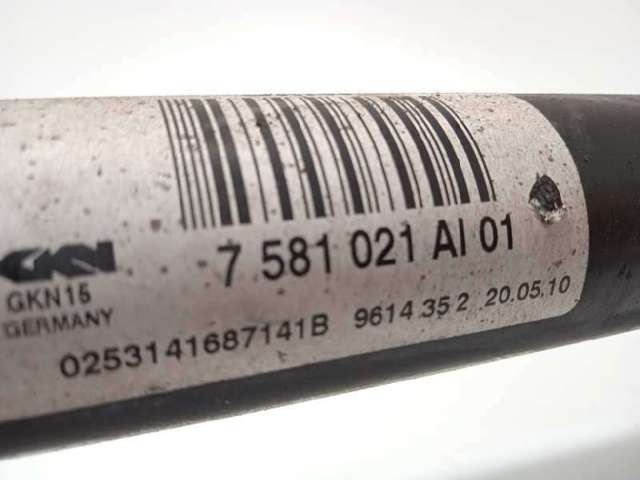 Semieje trasero izquierdo 33207581021 BMW