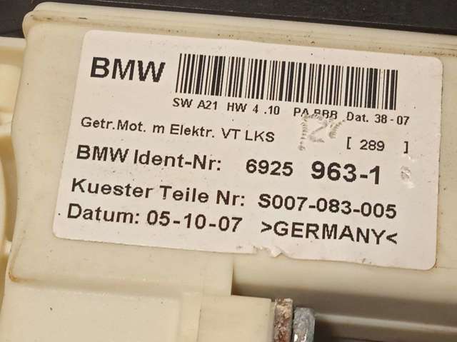 Mecanismo levanta, puerta delantera izquierda 51333448249 BMW