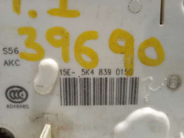 5K4839015Q VAG Cerradura de puerta trasera izquierda  en stock Huelva