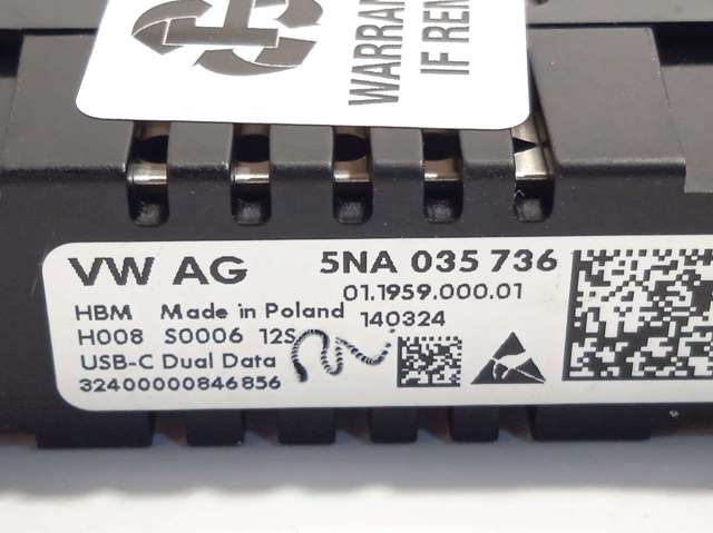 VAG 5NA035736 Concentrador USB  en stock Salamanca