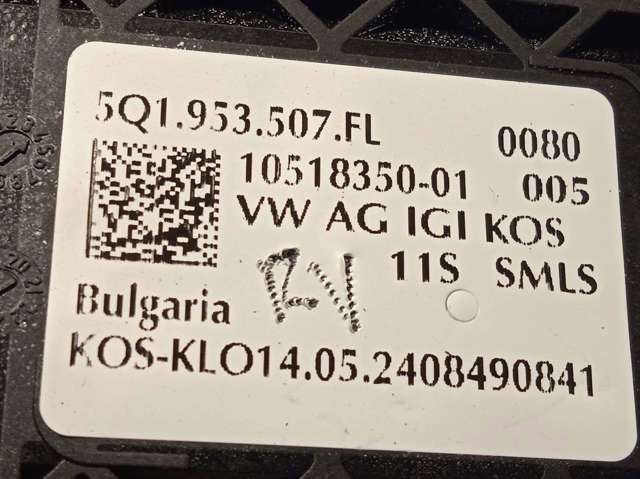 VAG 5Q1953507FL Conmutador de la columna de dirección completo  comprar en Murcia