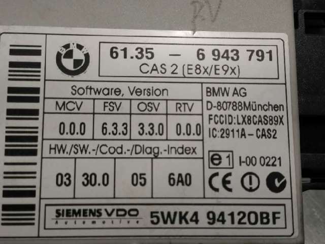 5WK494120BF BMW