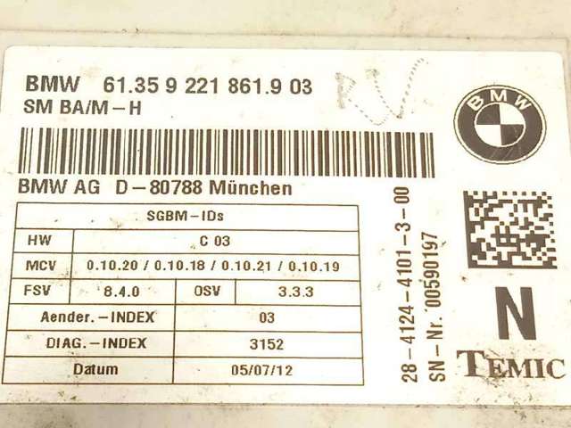 61359221861 BMW