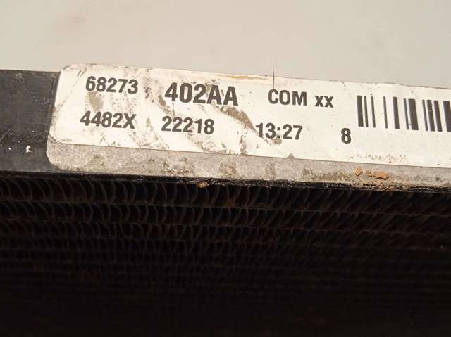 Condensador de aire acondicionado 68273402AA CHRYSLER
