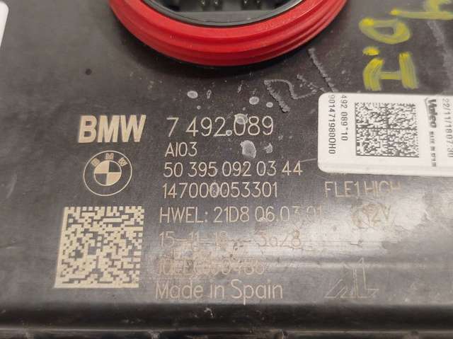 7492089 BMW Módulo de control de luces de faros (ECU)  disponible Ourense