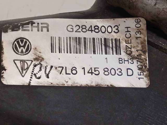 Radiador de aire de admisión 7L6145803D VAG