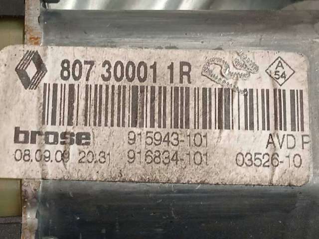 807300011R RENAULT Mecanismo de elevalunas delantero derecha comprar Alcalá
