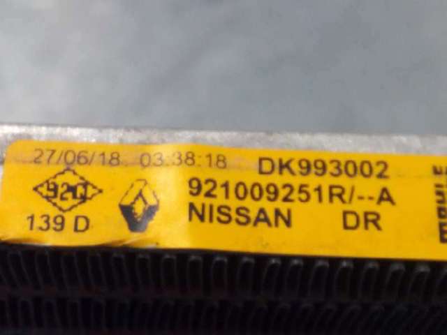 Radiador de aire acondicionado 921009251R RENAULT