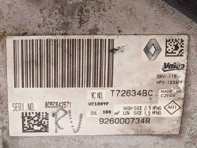 926000734R Compresor de aire acondicionado  comprar en Zaragoza