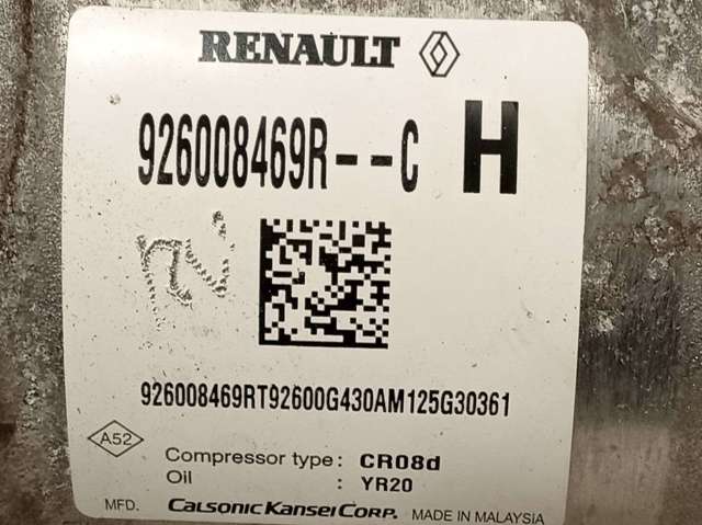 Compresor de aire acondicionado para Dacia Sandero 