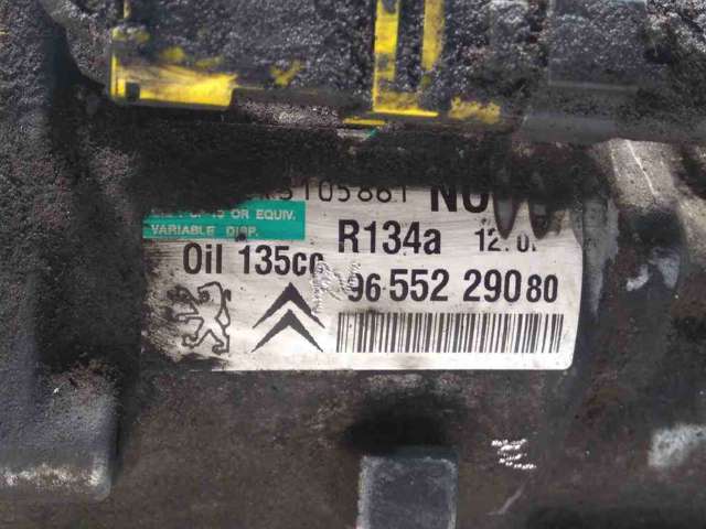 Compresor climatizador 9655229080 PEUGEOT