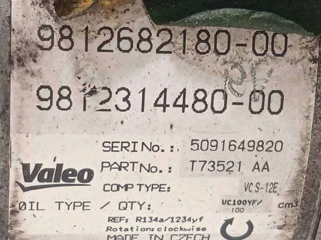 PEUGEOT 9812314480 Compresor de aire acondicionado  comprar en Murcia