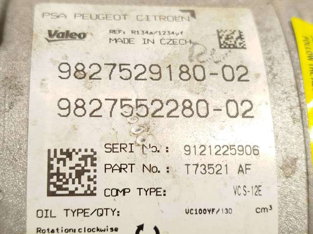 9827529180 Compresor de aire acondicionado  en stock Granada