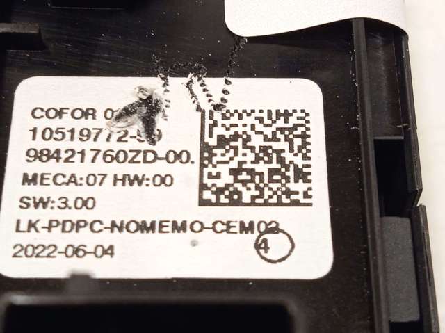 98421760ZD Peugeot/Citroen