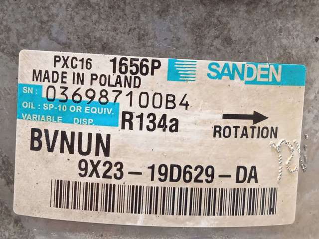 Compresor de ac 9X2319D629DA LAND ROVER