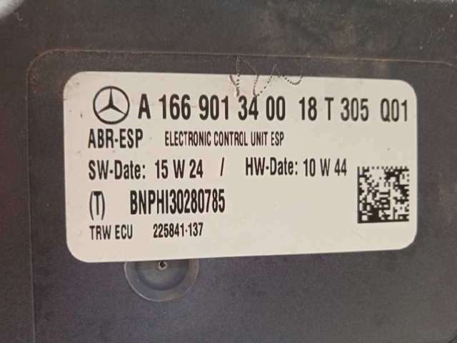 MERCEDES A1669013400 Bomba ABS del cilindro maestro de freno  en stock Salamanca