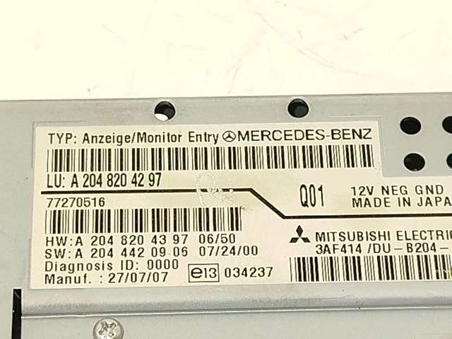 A2048204297 Mercedes