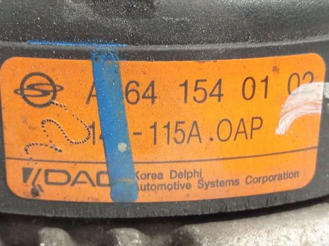 SSANG YONG A6641540102 Alternador  en stock Valencia