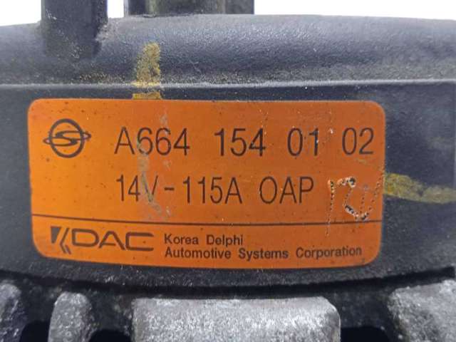 A6641540102 SSANG YONG Alternador comprar Bilbao