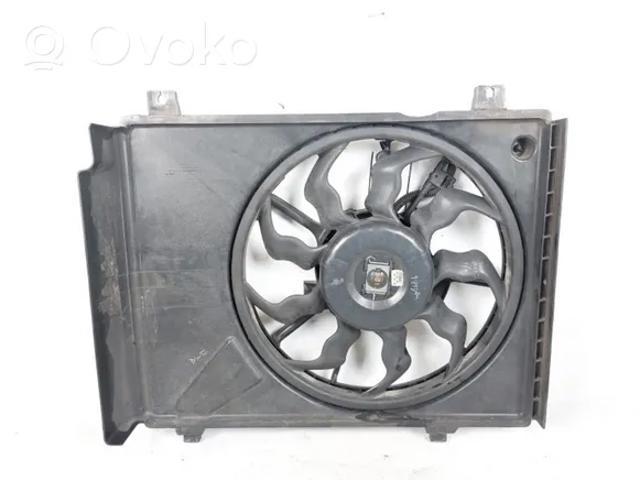 Difusor de radiador, ventilador de refrigeración, condensador del aire acondicionado, completo con motor y rodete 253800X550 Hyundai/Kia