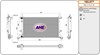 Radiador del motor 102077 AHE