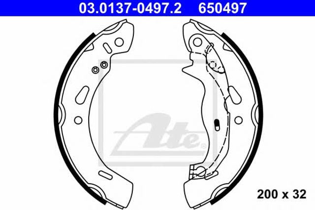 Zapatas de freno traseras 2  hatchback (2014-2023) original desde 31,90 €