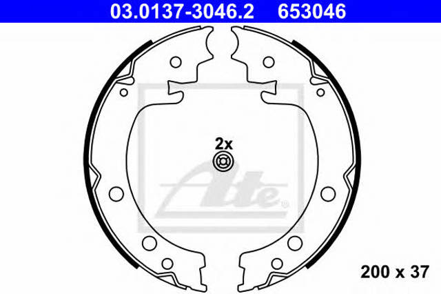 Juego de zapatas de frenos, freno de estacionamiento Suzuki Grand Vitara JB