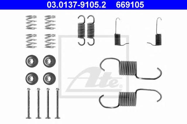 Juego de montaje, zapatas de freno traseras L 200 pick-up (1986-1996) original desde 15,06 €