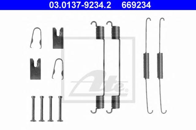 Kit de montaje de zapatas de freno traseras para Fiat Palio 178DX