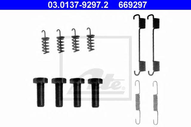 Kit de reparación del freno de estacionamiento TRW 03013792972 ATE