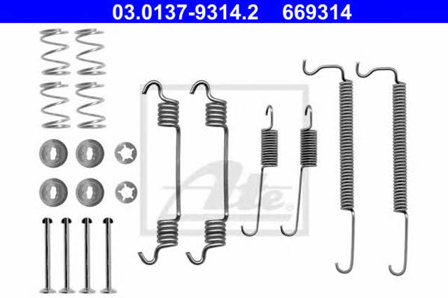 Comprar Kit de montaje de zapatas de freno traseras Chevrolet Spark (Matiz)  M300 a bajo precio