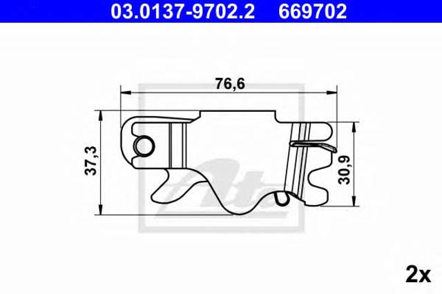 Kit reparación, palanca freno detención (pinza freno) BMW 1 F20