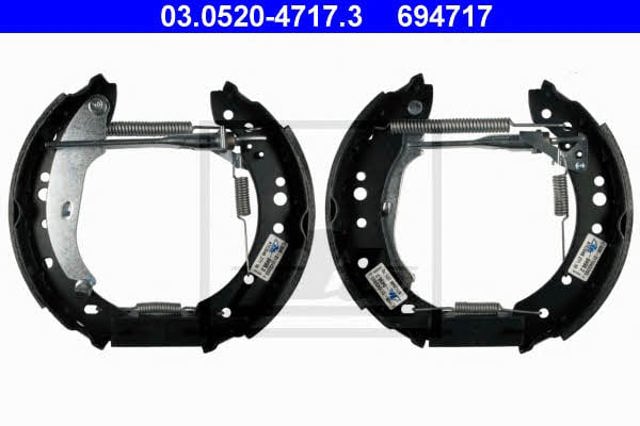 Zapatas de freno traseras 03052047173 ATE
