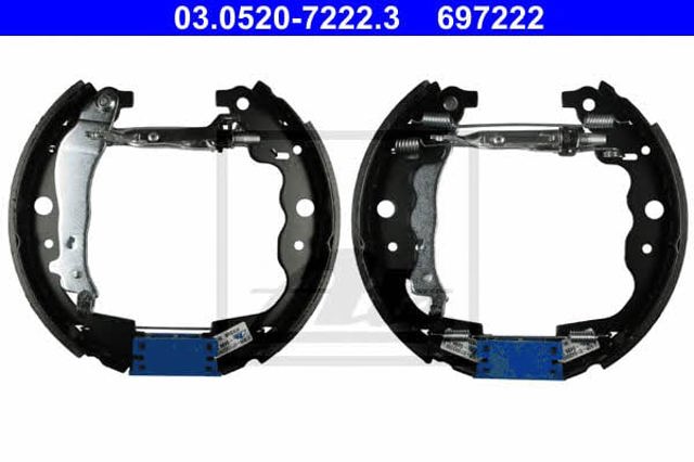 Zapatas de freno traseras 03052072223 ATE