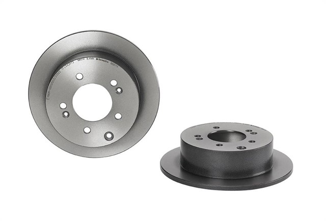 Disco de freno trasero 08B66711 BREMBO