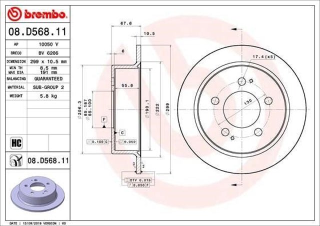 08D56811 Brembo