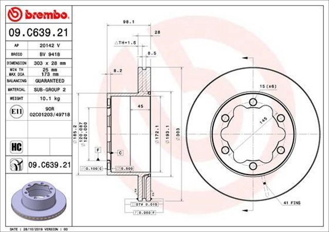 09C63921 Brembo