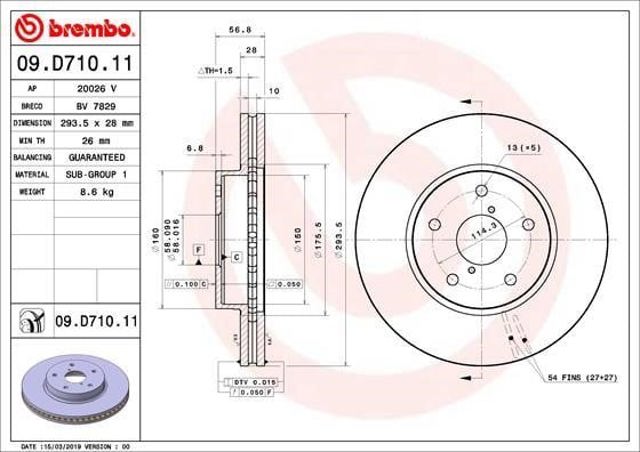 09D71011 Brembo