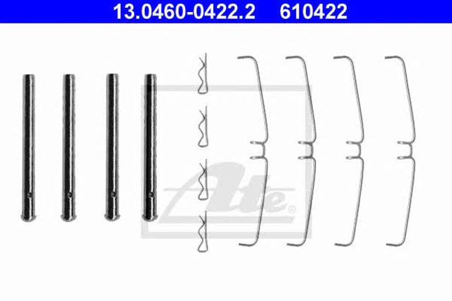 Kit de reparación, pastillas de frenos 13046004222 ATE