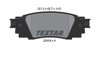 Pastillas traseras 2243401 TEXTAR