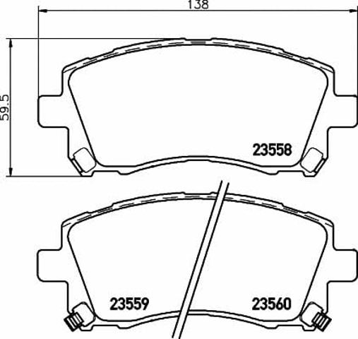 Pastillas de freno Subaru Impreza I familiar comprar en España