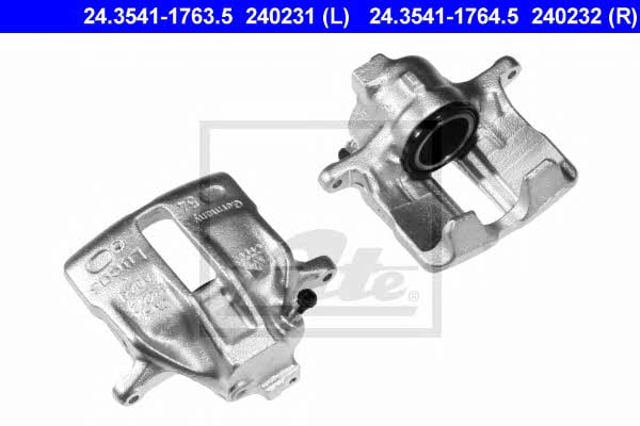 Pinza de freno, Eje delantero izquierda 24354117635 ATE