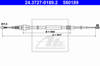 Cable de freno de mano trasero derecho/izquierdo 24372701892 ATE