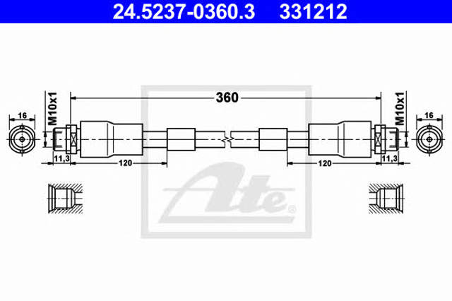 Latiguillos de freno delantero Audi A8  desde 13,52 €
