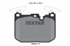 Pastilla de freno 2502807 TEXTAR